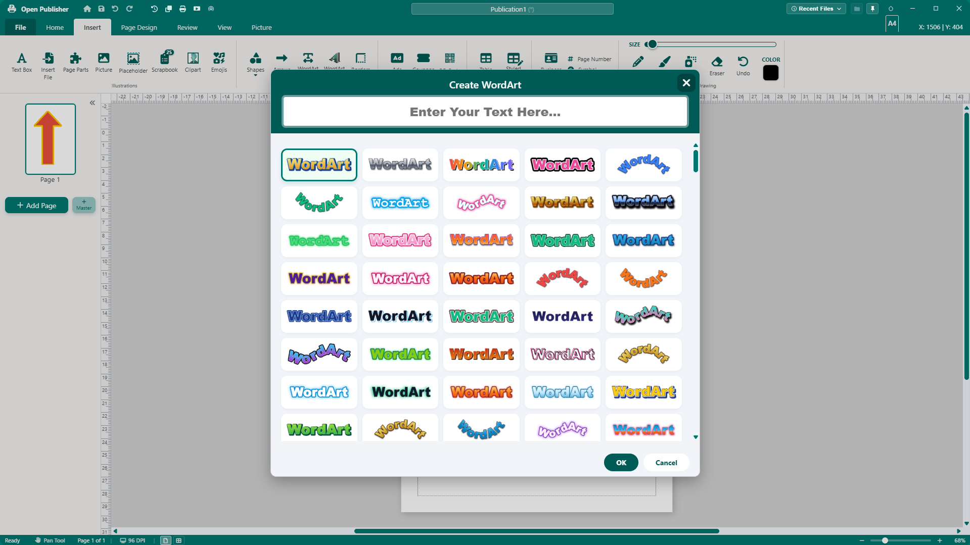 Open Publisher preview 3