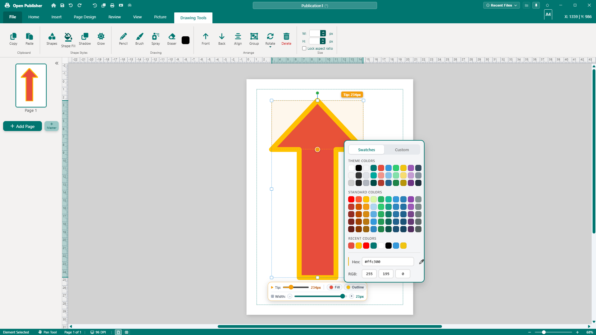 Open Publisher preview 2