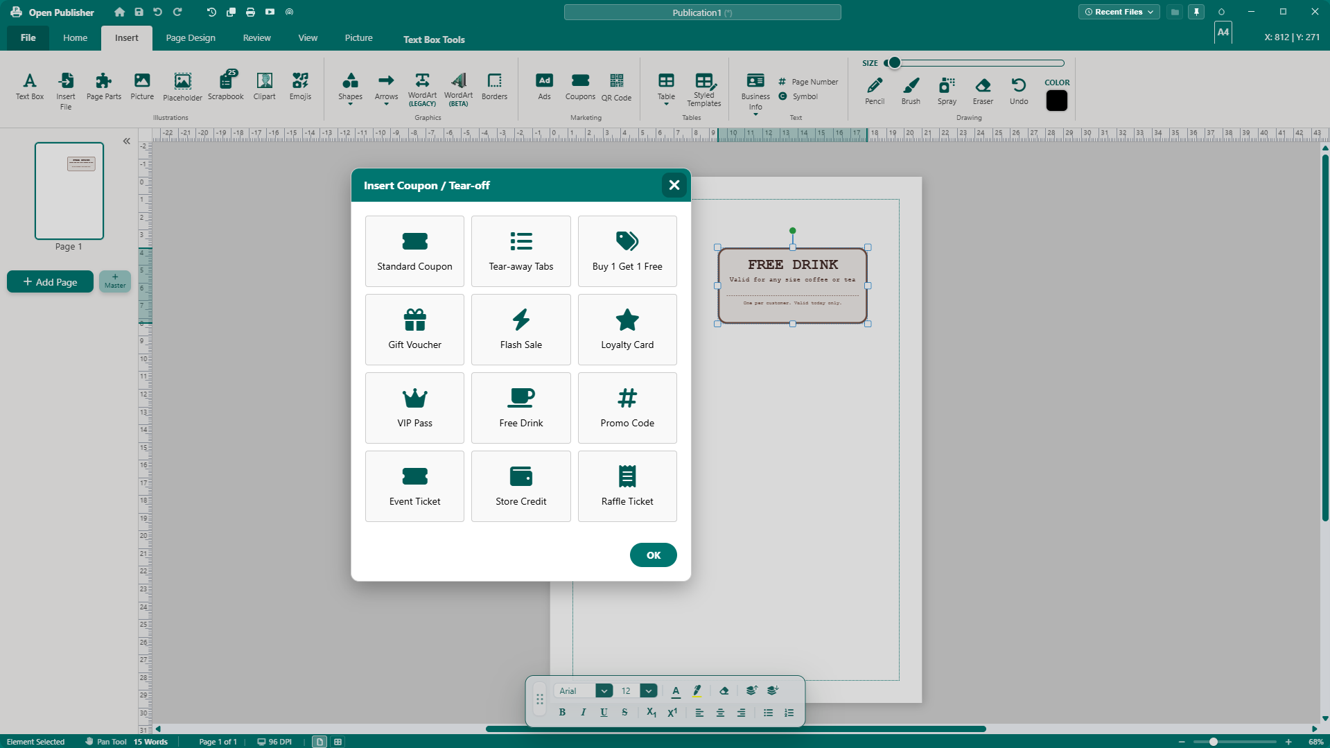 Open Publisher preview 6