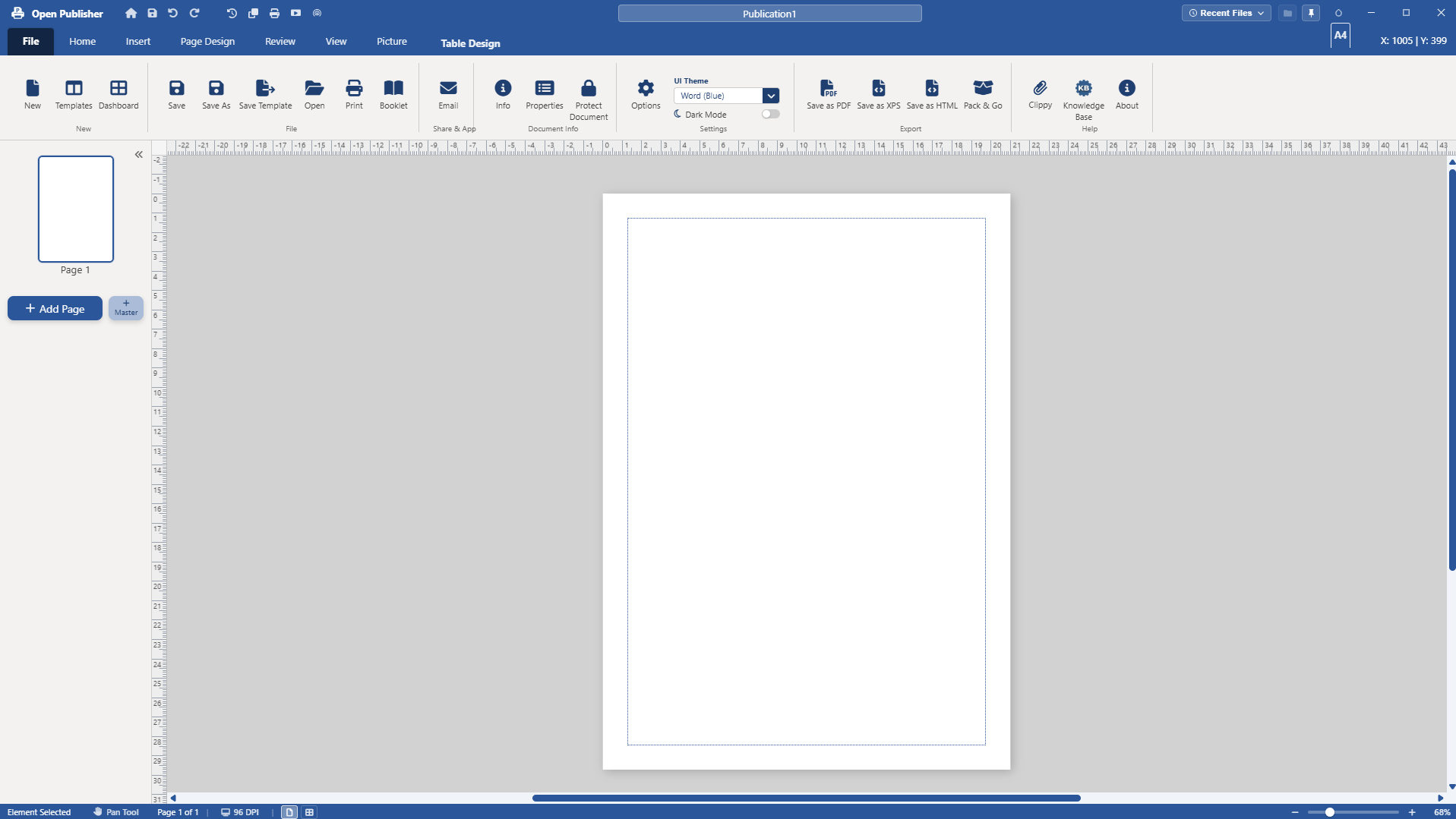 Open Publisher preview 10