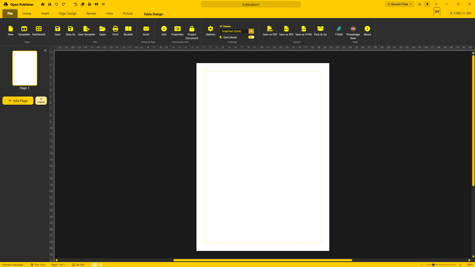 Open Publisher preview 9